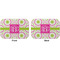 Pink & Green Suzani Octagon Placemat - Double Print Front and Back