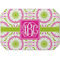 Pink & Green Suzani Octagon Placemat - Single front