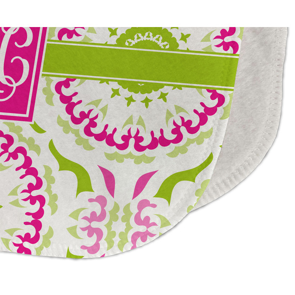 Pink & Green Suzani Old Burp Detail