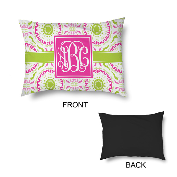 Pink & Green Suzani Outdoor Dog Beds - Small - APPROVAL