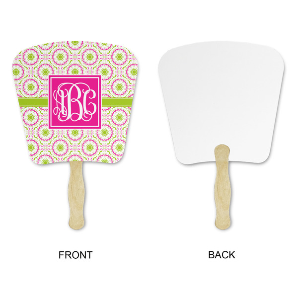 Pink & Green Suzani Paper Fans - Approval