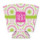 Pink & Green Suzani Party Cup Sleeves - with bottom - FRONT