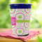 Pink & Green Suzani Party Cup Sleeves - with bottom - Lifestyle