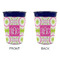 Pink & Green Suzani Party Cup Sleeves - without bottom - Approval