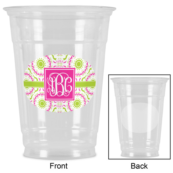 Pink & Green Suzani Party Cups - 16oz - Approval