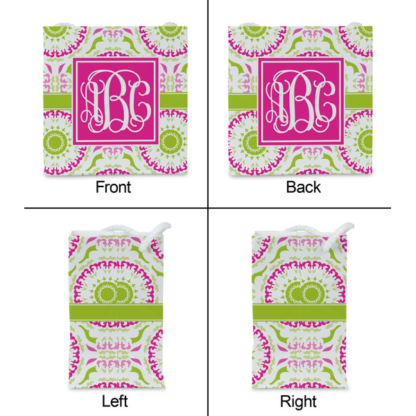 Pink & Green Suzani Party Favor Gift Bag - Gloss - Approval