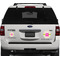 Pink & Green Suzani Personalized Car Magnets on Ford Explorer
