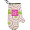 Pink & Green Suzani Right Oven Mitt (Personalized)