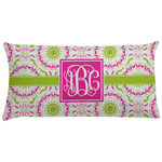 Pink & Green Suzani Pillow Case - King (Personalized)