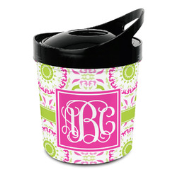 Pink & Green Suzani Plastic Ice Bucket (Personalized)