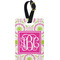 Pink & Green Suzani Personalized Rectangular Luggage Tag