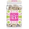 Pink & Green Suzani Dog Treat Jar (Personalized)
