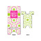 Pink & Green Suzani Phone Stand - Front & Back
