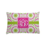 Pink & Green Suzani Pillow Case - Standard (Personalized)