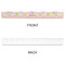 Pink & Green Suzani Plastic Ruler - 12" - APPROVAL