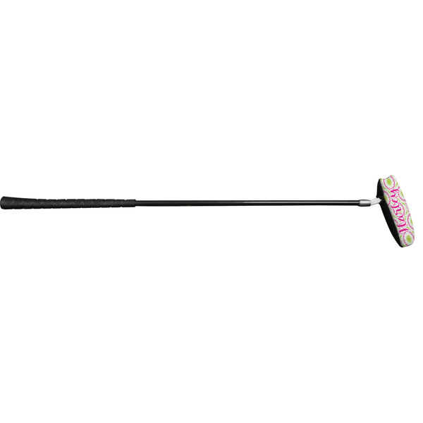 Pink & Green Suzani Putter Cover (In Use)