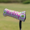 Pink & Green Suzani Putter Cover - On Putter
