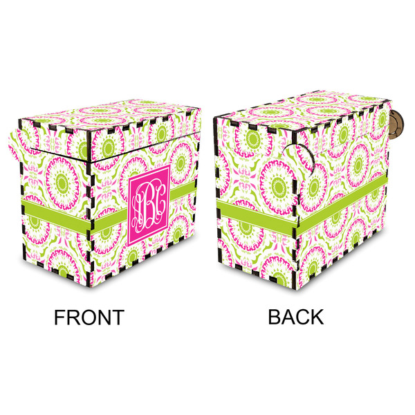 Pink & Green Suzani Recipe Box - Full Color - Approval