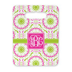 Pink & Green Suzani Rectangular Trivet with Handle (Personalized)