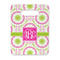 Pink & Green Suzani Rectangular Trivet with Handle (Personalized)