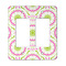 Pink & Green Suzani Rocker Light Switch Covers - Double - MAIN