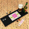 Pink & Green Suzani Rubber Bar Mat - IN CONTEXT