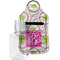 Pink & Green Suzani Hand Sanitizer & Keychain Holder (Personalized)