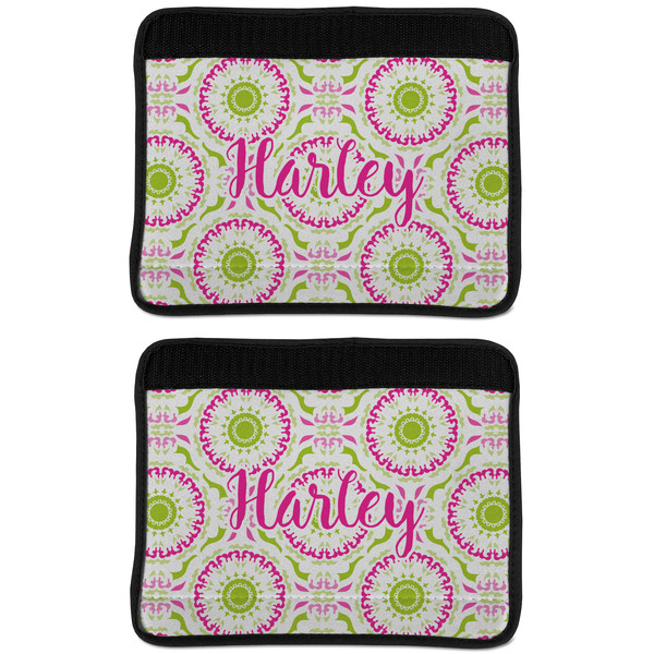 Pink & Green Suzani Seat Belt Cover (APPROVAL Update)