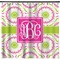 Pink & Green Suzani Shower Curtain (Personalized) (Non-Approval)
