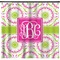 Pink & Green Suzani Shower Curtain - 71" x 74" (Personalized)
