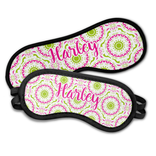 Pink & Green Suzani Sleeping Eye Masks - PARENT