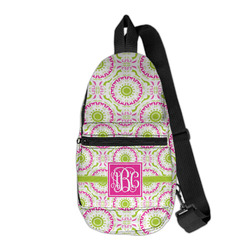 Pink & Green Suzani Sling Bag (Personalized)