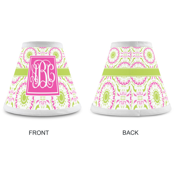 Pink & Green Suzani Small Chandelier Lamp - Approval