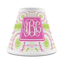 Pink & Green Suzani Chandelier Lamp Shade (Personalized)