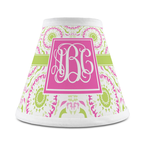 Custom Pink & Green Suzani Chandelier Lamp Shade (Personalized)