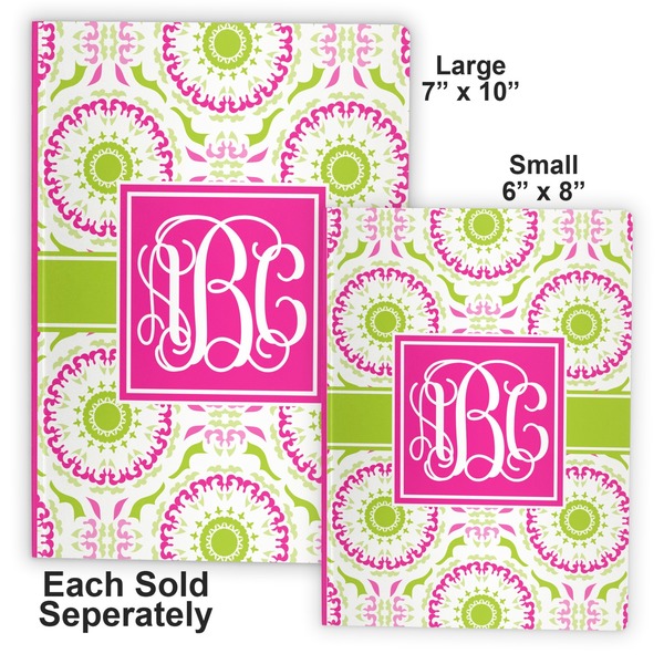 Pink & Green Suzani Soft Cover Journal - Compare