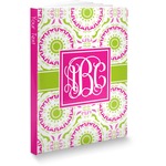 Pink & Green Suzani Softbound Notebook - 7.25" x 10" (Personalized)