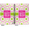 Pink & Green Suzani Spiral Journal 7 x 10 - Apvl