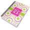 Pink & Green Suzani Spiral Journal 7 x 10 - Main
