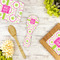 Pink & Green Suzani Spoon Rest Trivet - LIFESTYLE