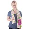 Pink & Green Suzani Sport Towel - Exercise use - Model