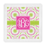 Pink & Green Suzani Decorative Paper Napkins (Personalized)