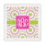 Pink & Green Suzani Decorative Paper Napkins (Personalized)
