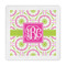 Pink & Green Suzani Decorative Paper Napkins (Personalized)