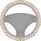 Pink & Green Suzani Steering Wheel Cover