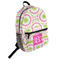 Pink & Green Suzani Student Backpack Front