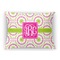 Pink & Green Suzani Rectangular Throw Pillow Case - 12"x18" (Personalized)