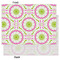 Pink & Green Suzani Tissue Paper - Heavyweight - Large - Front & Back