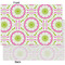 Pink & Green Suzani Tissue Paper - Heavyweight - XL - Front & Back