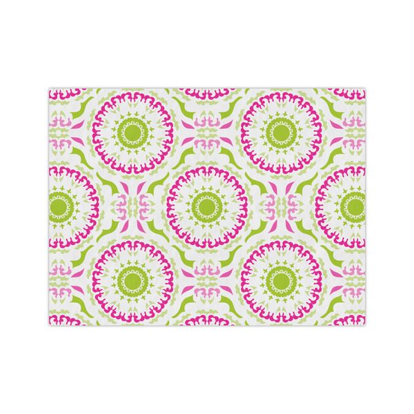 Custom Pink & Green Suzani Tissue Paper Sheets - Medium - Lightweight